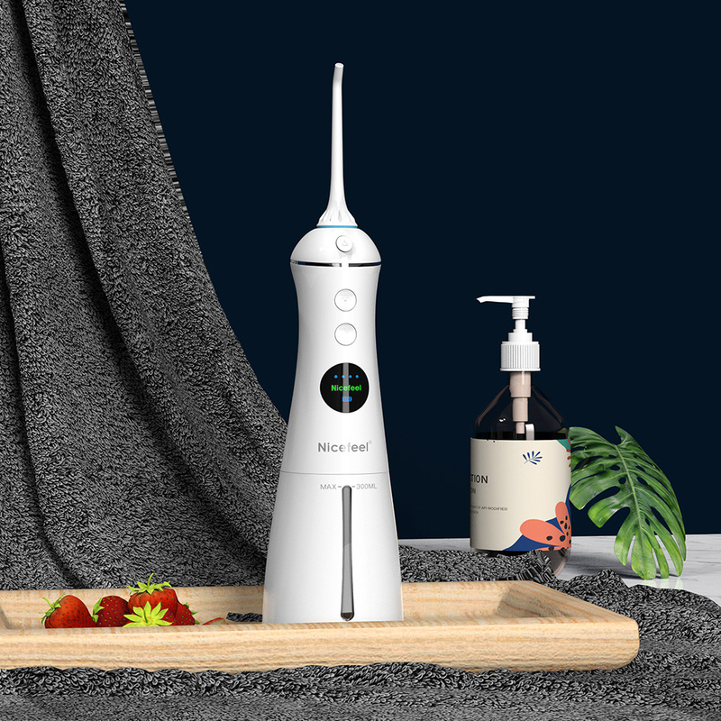 6+水Flosserのデンタル フロスを白くする働くモードIPX7電気ウォーター ジェット300mlの口腔衛生の口頭Irrigatorの歯