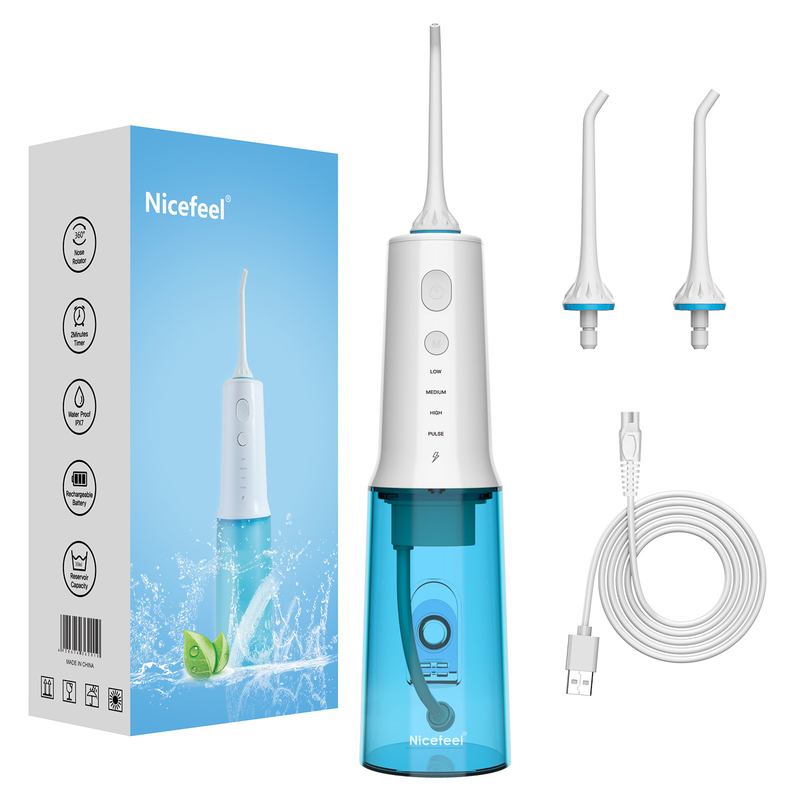 Nicefeelの口頭心配のポータブルの強力なコードレス口頭Irrigator 300mlの水漕