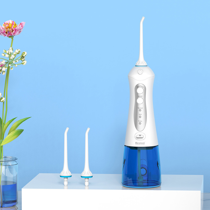 300ml IPX7 電気ジェット ミニ コードレス ポータブル ウォーター フロッサー 歯クリーナー