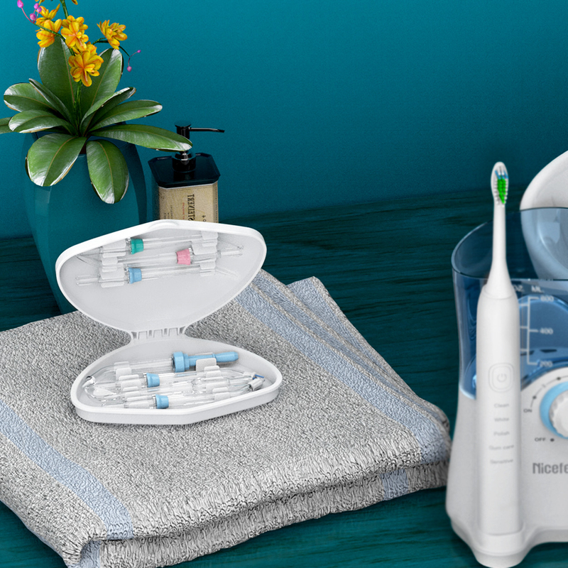 歯科プロダクト家族600ml白いOEMのABSタンクのための音波の歯ブラシ水Flosser