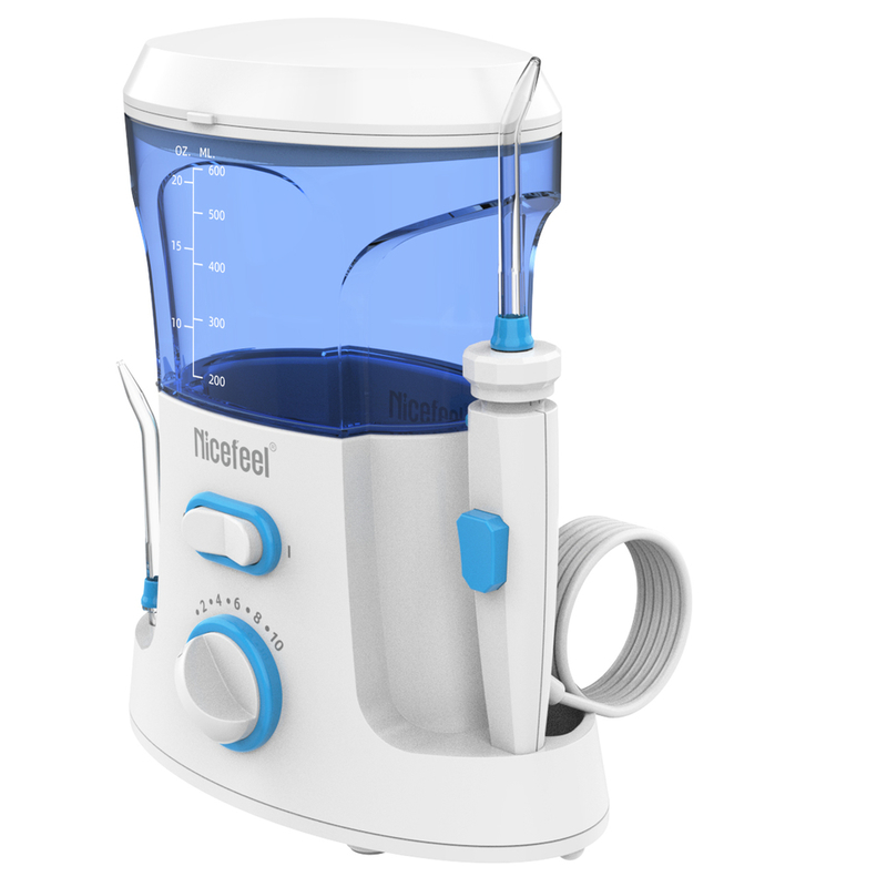 1.8mのコードの長さの25.5*20.5*11.5cmのABSカウンタートップ水Flosser