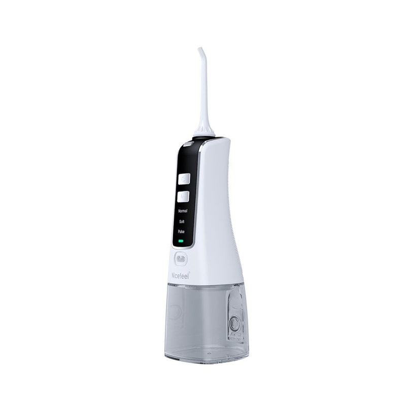 25.5*7.5*7.5cm コードレス ニースフィール ウォーター フロッサー 口腔灌輸器 300ml 1400mAh