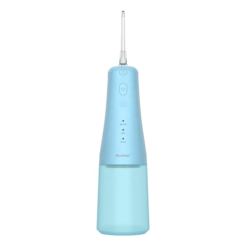 300ml 高圧 Nicefeel ウォーターフロッサー 1400mAh ノーマル/ソフト/パルス/インスタントスプレーモード