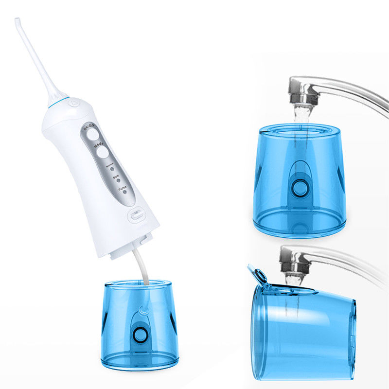 、3つのモードの携帯用歯の洗剤コードレス、水Flosser強力なクリーニング、300ML水漕、防水IPX7