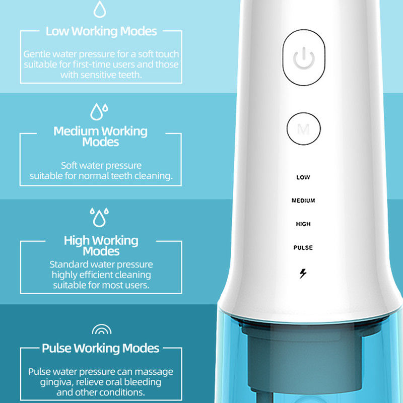 電気口頭irrigator DIY水Flosserの口頭心配の超長い生命電池