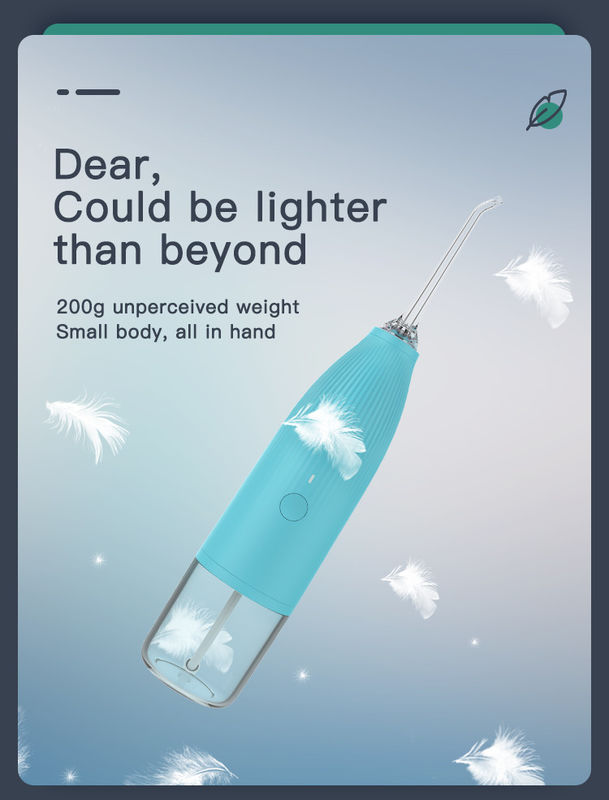 口頭心配のための1400-1800回/最低の小型水Flosserの食品等級のABS