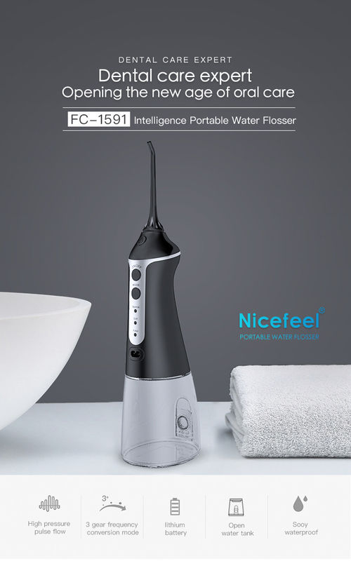 DC5V Nicefeelコードレス水Flosser 30-100psiの高圧脈拍の流れ