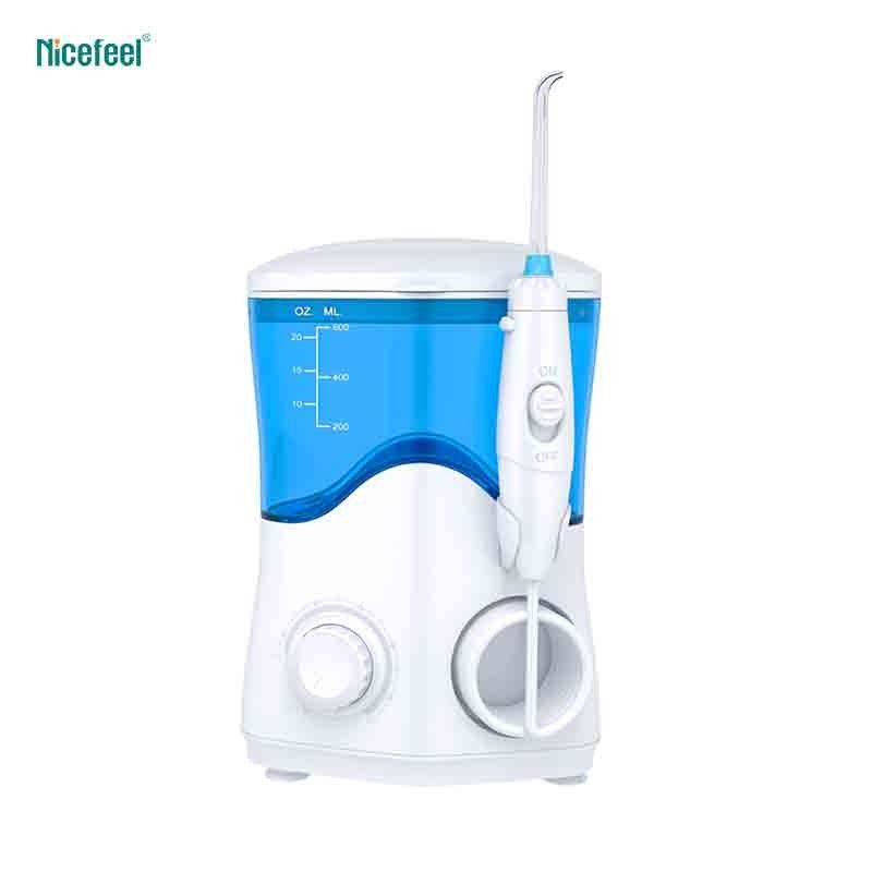 Nicefeel家族の歯のクリーニングのための口頭Irrigator 600ml大きい容量水Flosser