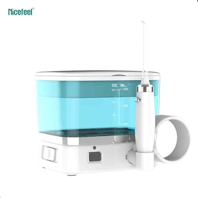 500ml水漕が付いているNicefeel携帯用コードレス再充電可能な水Flosser