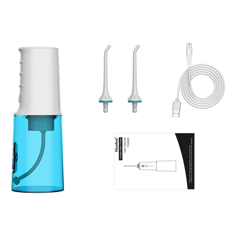 旅行Nicefeelのコードレス水Flosser IPX7のための最もよい電力Flosser 1900のmAh電池
