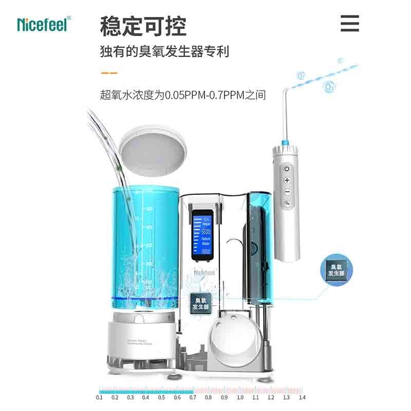 毎日の口頭心配のための600mlタンク カウンタートップNicefeel口頭Irrigator